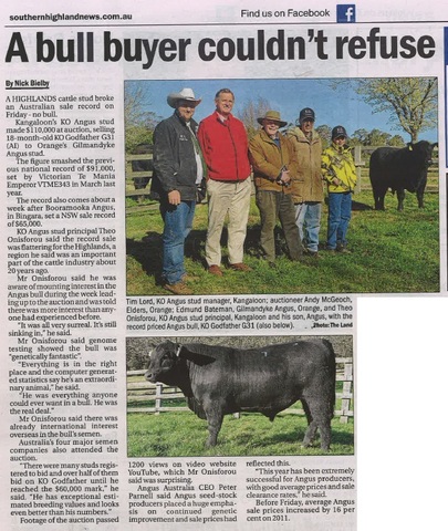 Southern Highland News 290812